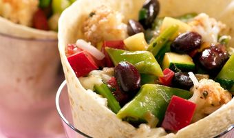 Spaanse tortilla met mediterrane mix