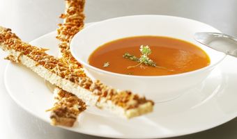 Geroosterde paprikasoep