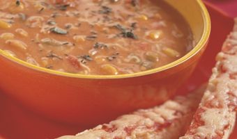 Mexicaanse kaassoep met stengels