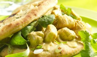 Sandwich van naanbrood