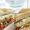 Vrolijke clubsandwich