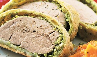 Haasbiefstuk in deegkorst