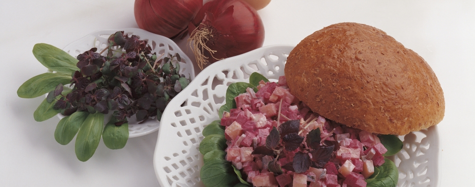 Lunchbol rodebietensalade