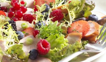Salade met fruit
