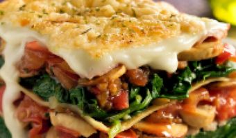 Lasagne met spinazie en ham 