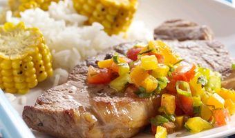 Argentijnse steak met paprikasalsa