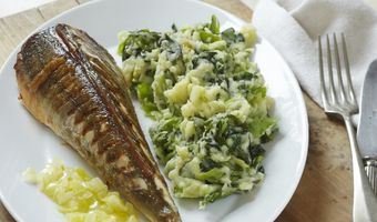 Andijviestamppot met rode poon