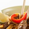 Oosterse beef noodle salade 