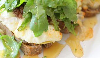 Pave perène met geitenkaas