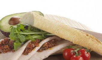 Stokbroodje kip (pollo mexicano) 