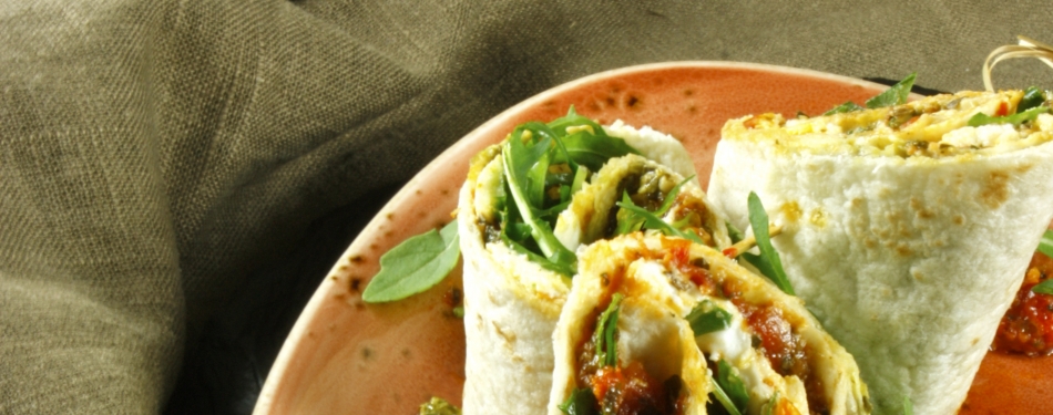 Wrap caprese 