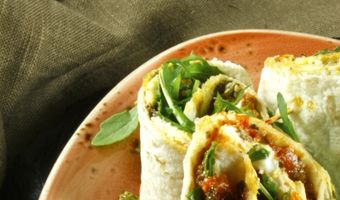 Wrap caprese 