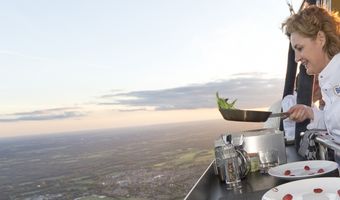 Sterrendiner in een luchtballon: Angélique Schmeinck bereikt ongekende hoogten
