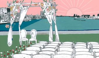 Hotel New York laat koppels trouwen op Wilhelminapier