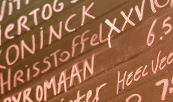 Wat zet je op de bierkaart?