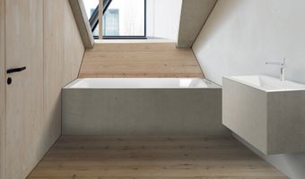 Minimalistisch en zakelijk ligbad voor hotels