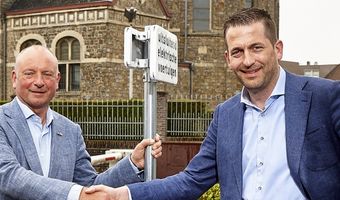 Groene stroom tanken bij Brand Bier brouwerij