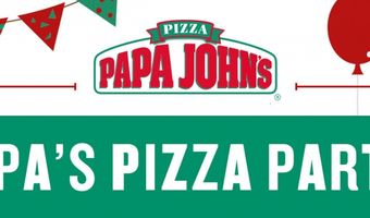 Papa John’s viert 1-jarig bestaan met Pizza Party