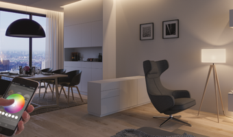 Controle over meubels en verlichting via een app