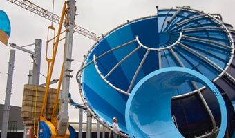 Grootste indoor glijbaan ter wereld met duurzame vloerverwarming