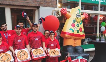 Nieuwe vestiging van Papa John's in Amsterdam