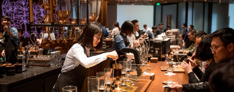 Grootste Starbucks ter wereld geopend in Shanghai