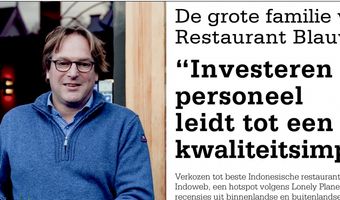 De RestaurantKrant: interview Restaurant Blauw, Horeca 100 en inkooptips