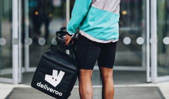 Staking Deliveroo-bezorgers op drukste dag van het jaar
