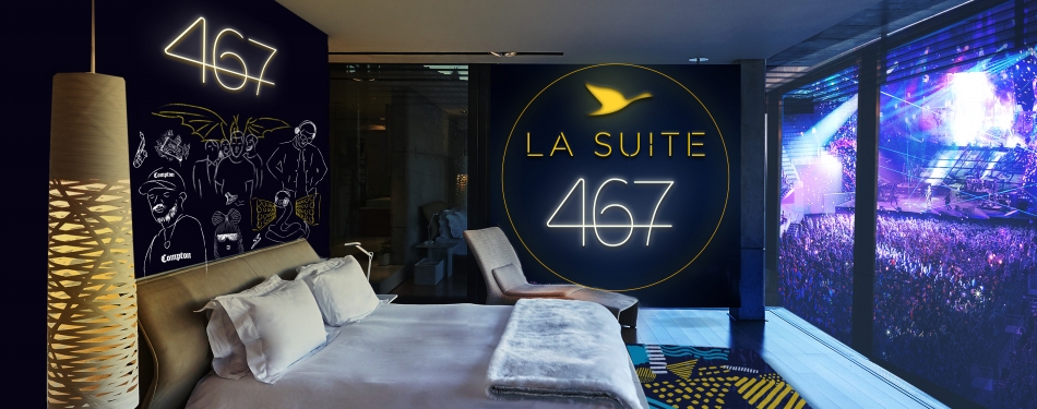 AccorHotels Arena komt met pop-up Suite 476 in Parijs 