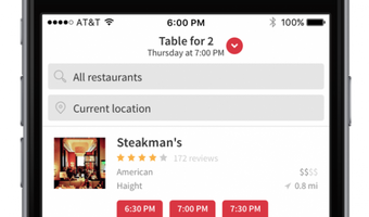Mobiele app voor restaurantmanagers die niet in het restaurant zijn