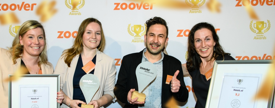 Hotels.nl wint Zoover awards