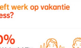 Nederlanders laten werk niet los tijdens vakantie