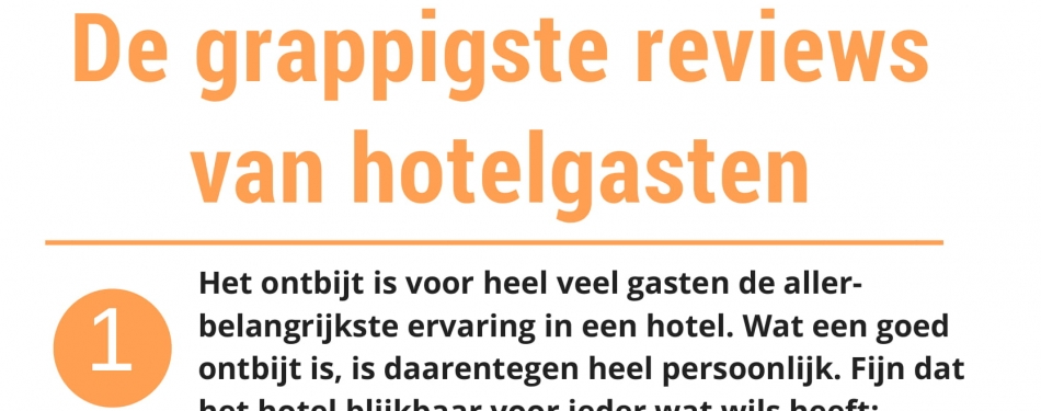 De leukste hotelreviews op een rijtje