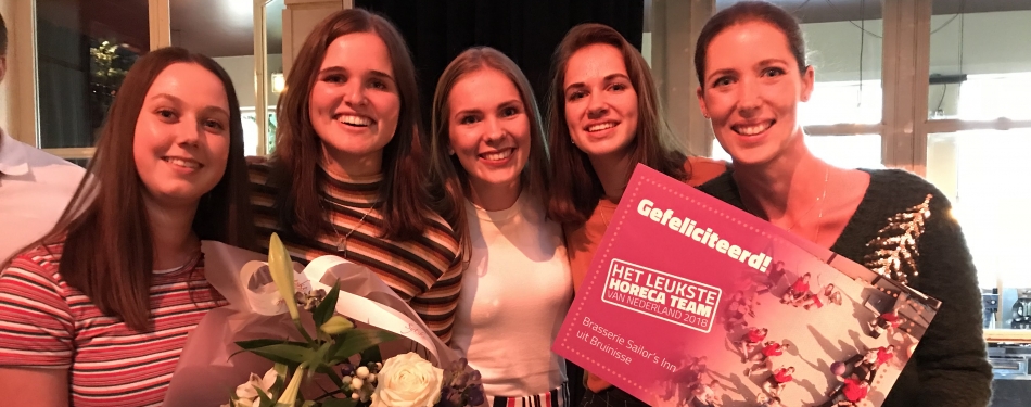 Brasserie Sailor’s Inn heeft Leukste Horeca Team van Nederland 2018