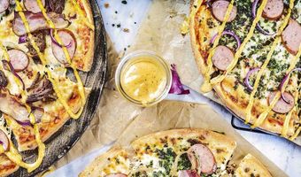 Pizza met boerenkool en rookworst?