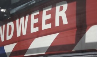 Brand op terras van café
