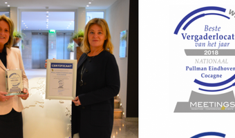 Pullman Eindhoven Cocagne Beste Vergaderlocatie 2018