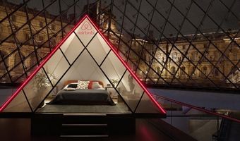 Het Louvre gaat voor één nacht worden omgetoverd tot Airbnb