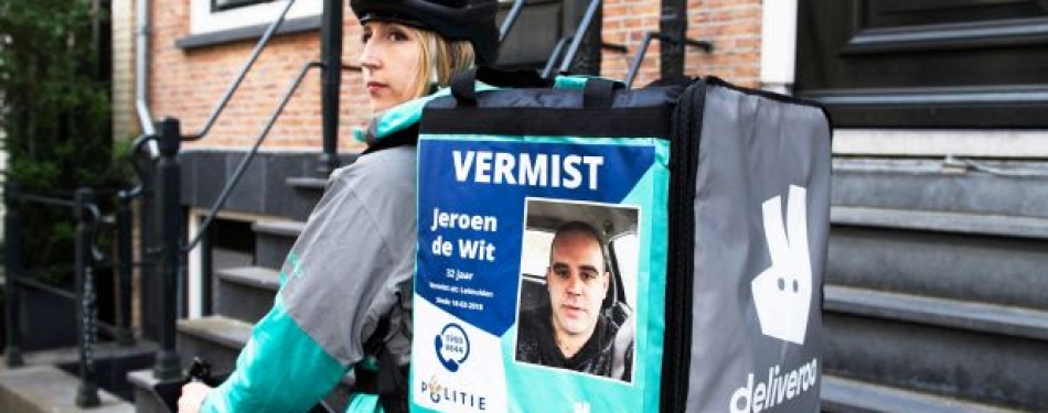 Deliveroo gaat vermiste personen zoeken