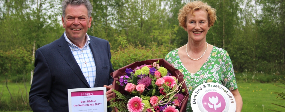 Buitengoed Op De Knolle is Beste Bed & Breakfast van Nederland 2019