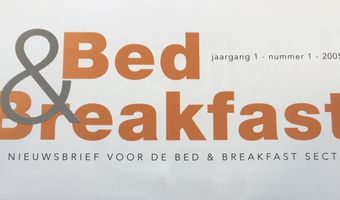 B&B nieuws: stichting Karakteristiek Bed & Breakfast De Pronkkamer
