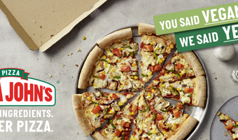 Hier kun je diervrije pizza's eten