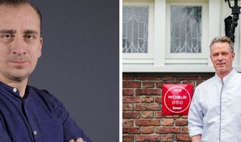 Jan Sobecki en Jannis Brevet in jury Bocuse d'Or