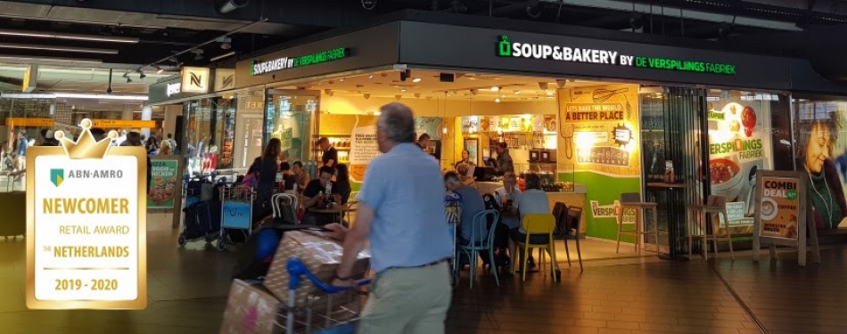 Soup & Bakery by De Verspillingsfabriek wint ABN AMRO Best Newcomer Retail Award