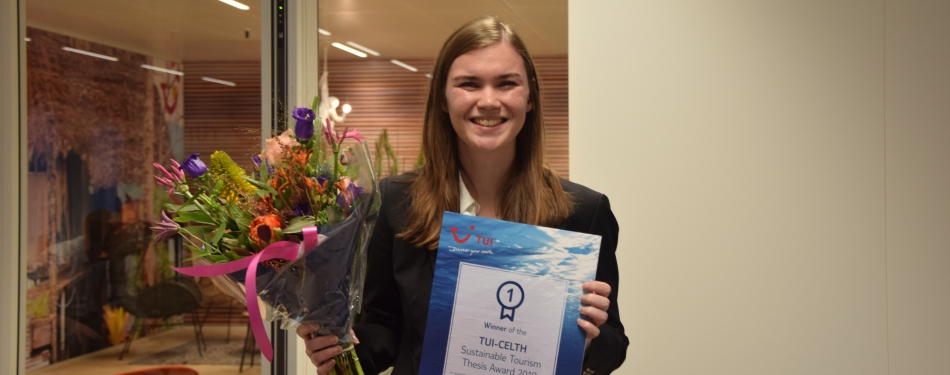 TUI reikt award uit voor beste duurzaam toerisme scriptie