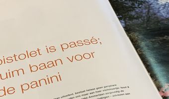 De pistolet is passé; ruim baan voor de panini