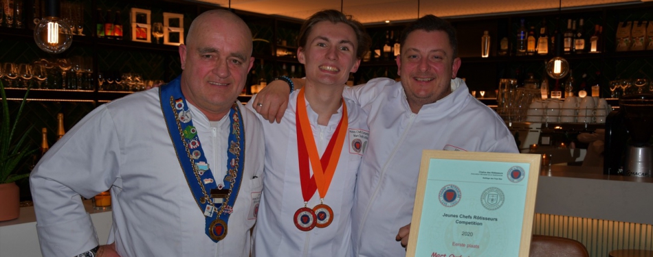 Mart Oude Luttikhuis wint kookwedstrijd Jeunes Chefs Rôtisseurs