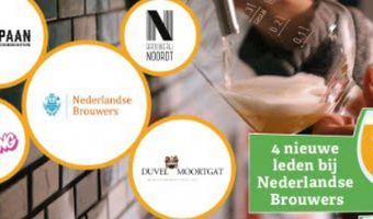 Vier brouwerijen sluiten zich aan bij Nederlandse Brouwers