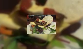 Obama-burger bij lunchroom Otten