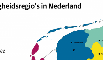 Overzicht veiligheidsregio's Nederland